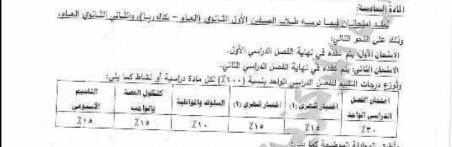 بدء امتحانات شهر أكتوبر 2026 في المدارس اليوم بدون تعطيل للدراسة